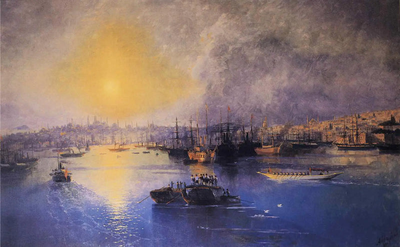コンスタンティノープルの日の入り - イワン・アイヴァゾフスキー

Source:
Coucher de soleil à Constantinople - Ivan Aïvazovski