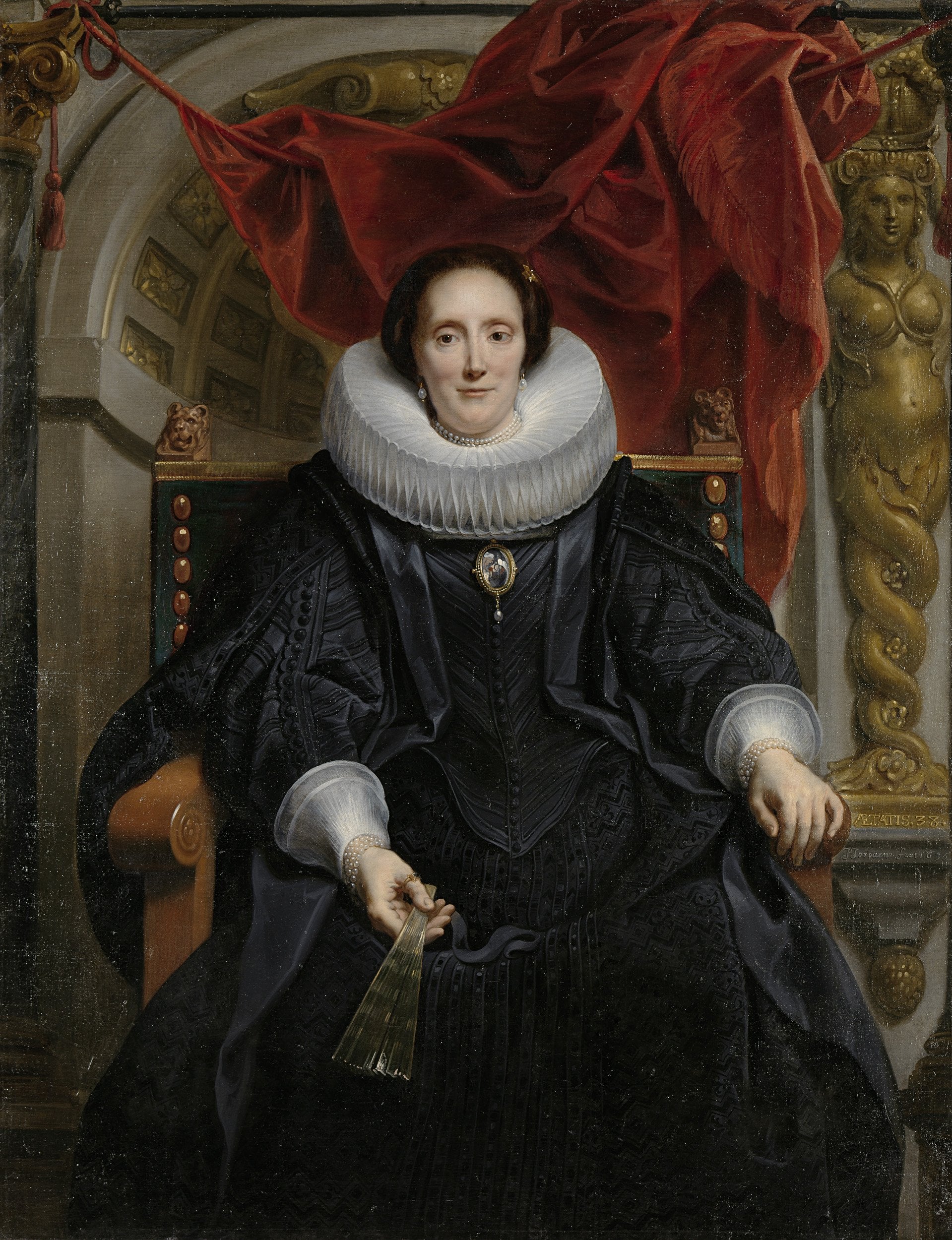 Portrait de Catharina Behaghel (1597-1666), épouse de Rogier Le Witer - Jacob Jordaens1