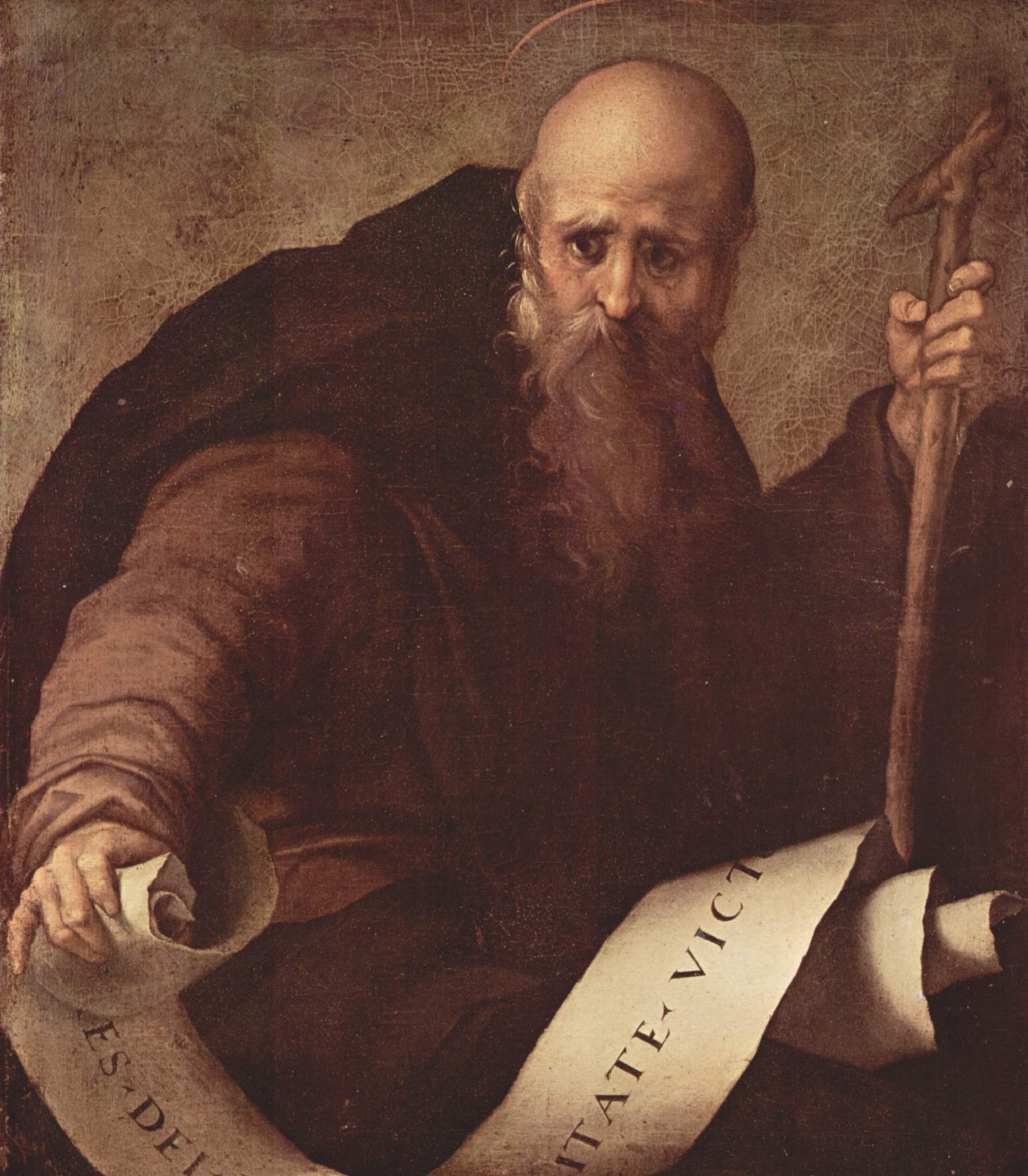 Saint Antoine abbé - Pontormo