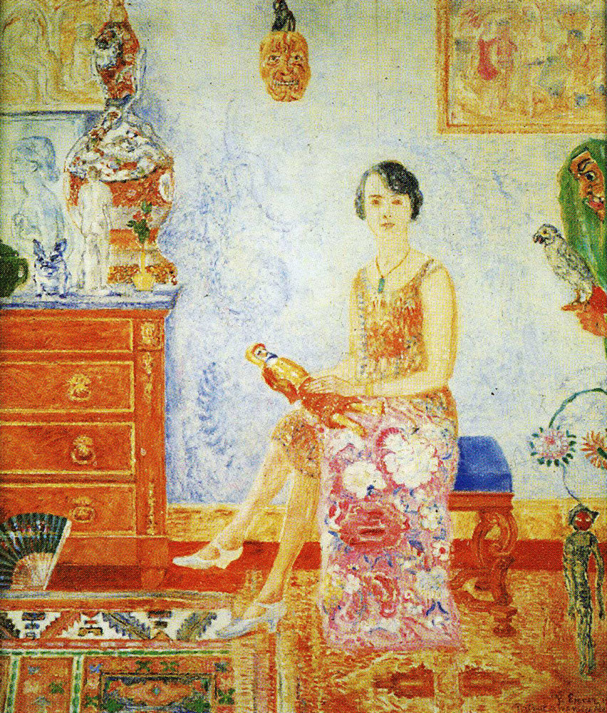 Portrait of Alexandra Daveluy - James Ensor