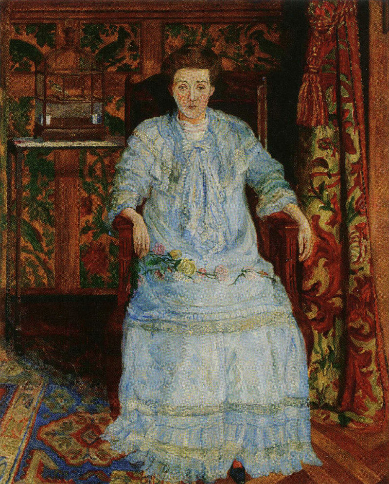 The Lady in Blue - James Ensor