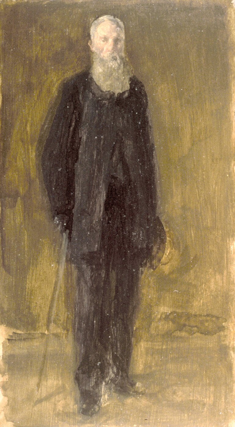 Reproduction du tableau « Portrait de George A. Lucas - James Abbott McNeill Whistler » par Alpha Reproduction en peinture à l’huile