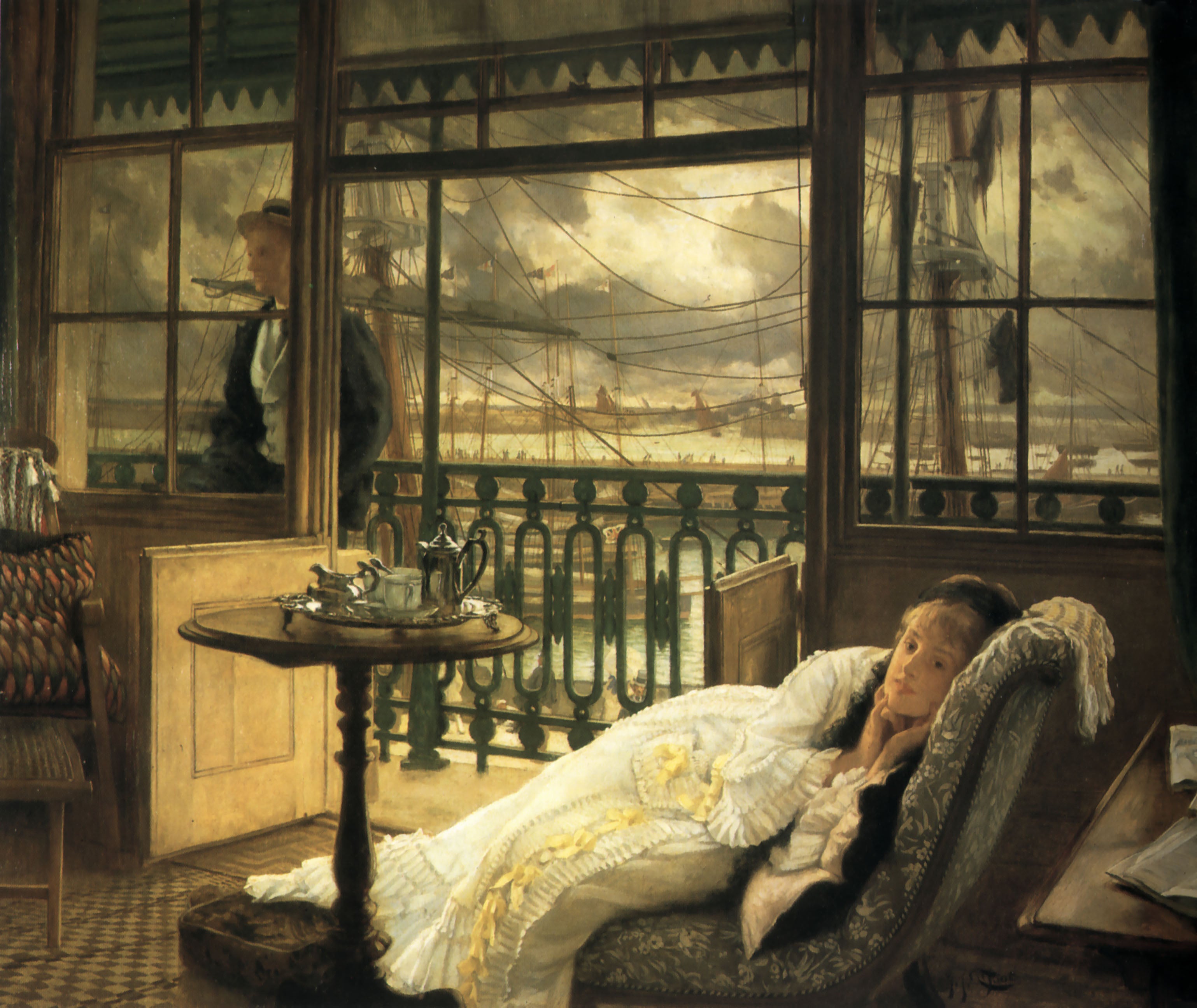 Un passager orange - James Tissot