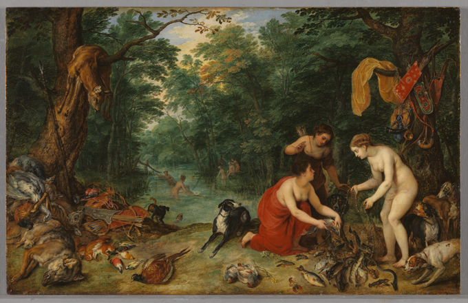 Diane chassant avec ses nymphes - Jan Brueghel l'Ancien