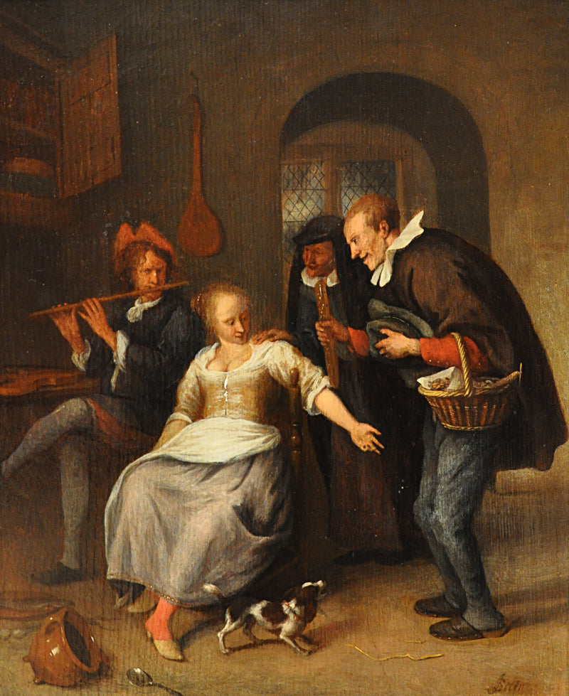 Le marchand d'oublies - Jan Steen