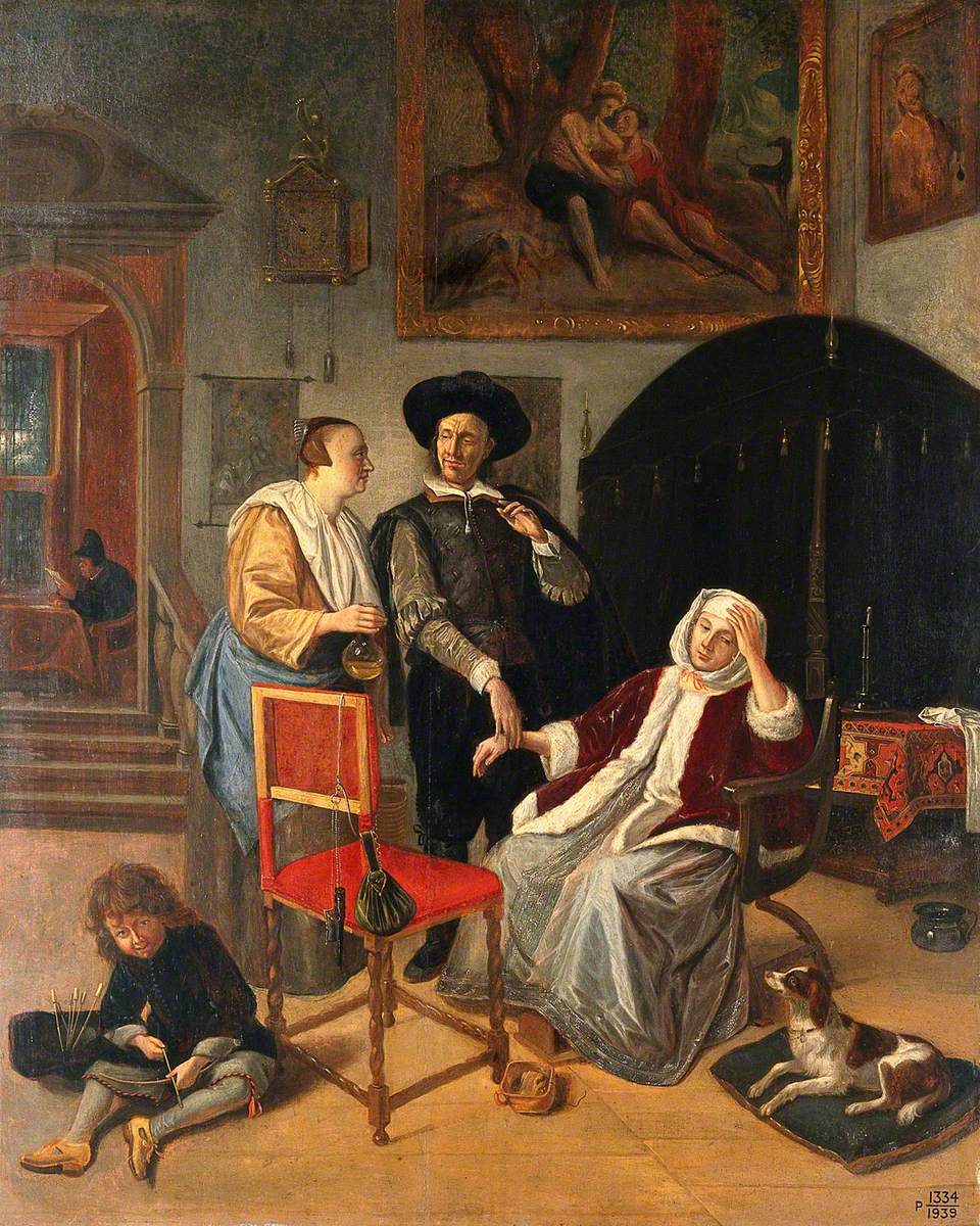 Un médecin prend le pouls - Jan Steen