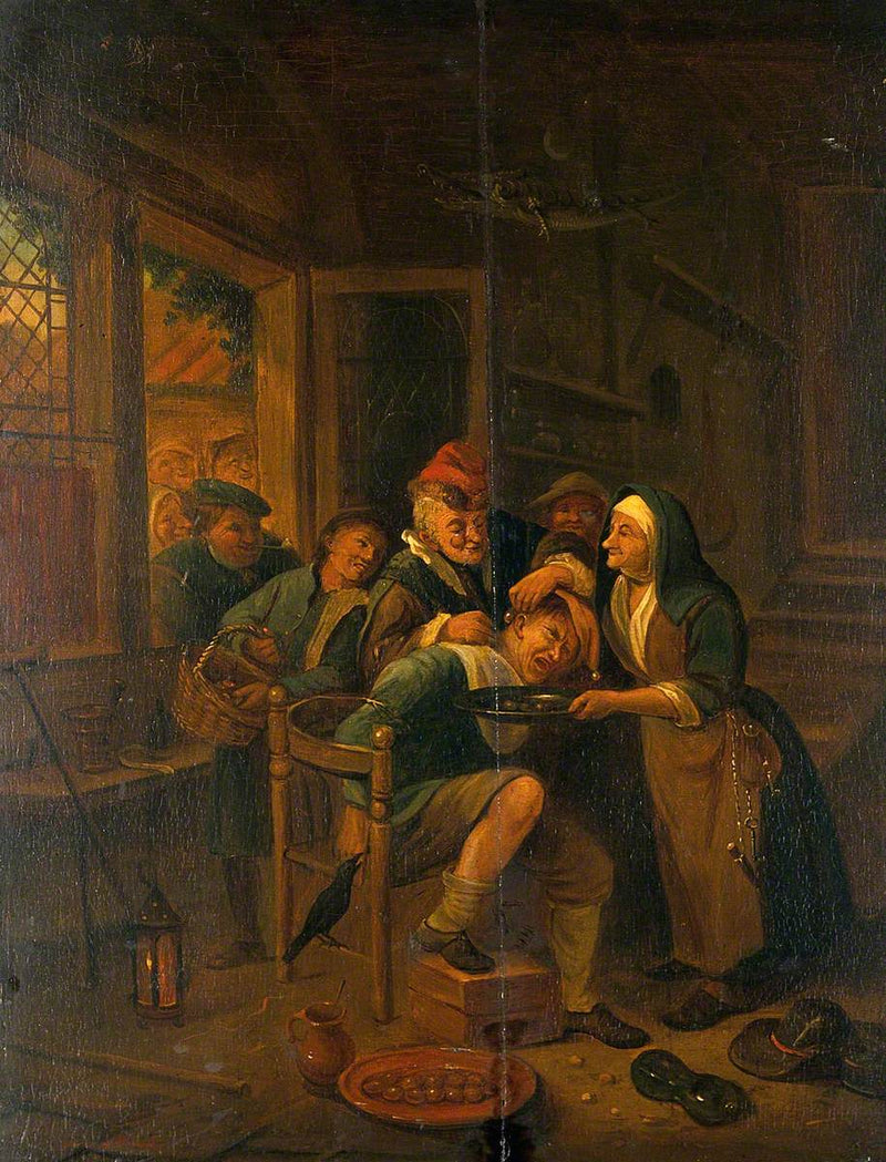 Un chirurgien enlevant des pierres de tête - Jan Steen
