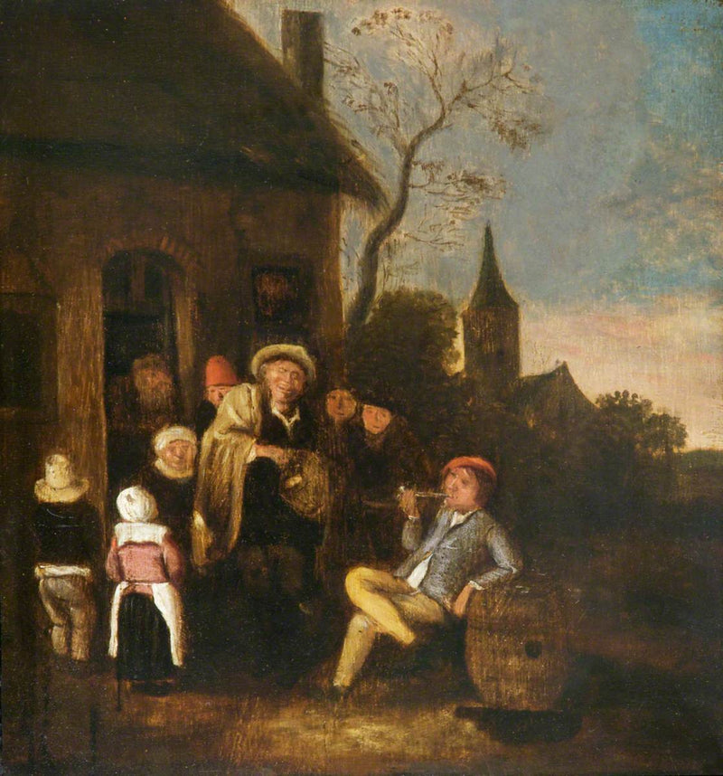 Chanteurs devant une auberge - Jan Steen