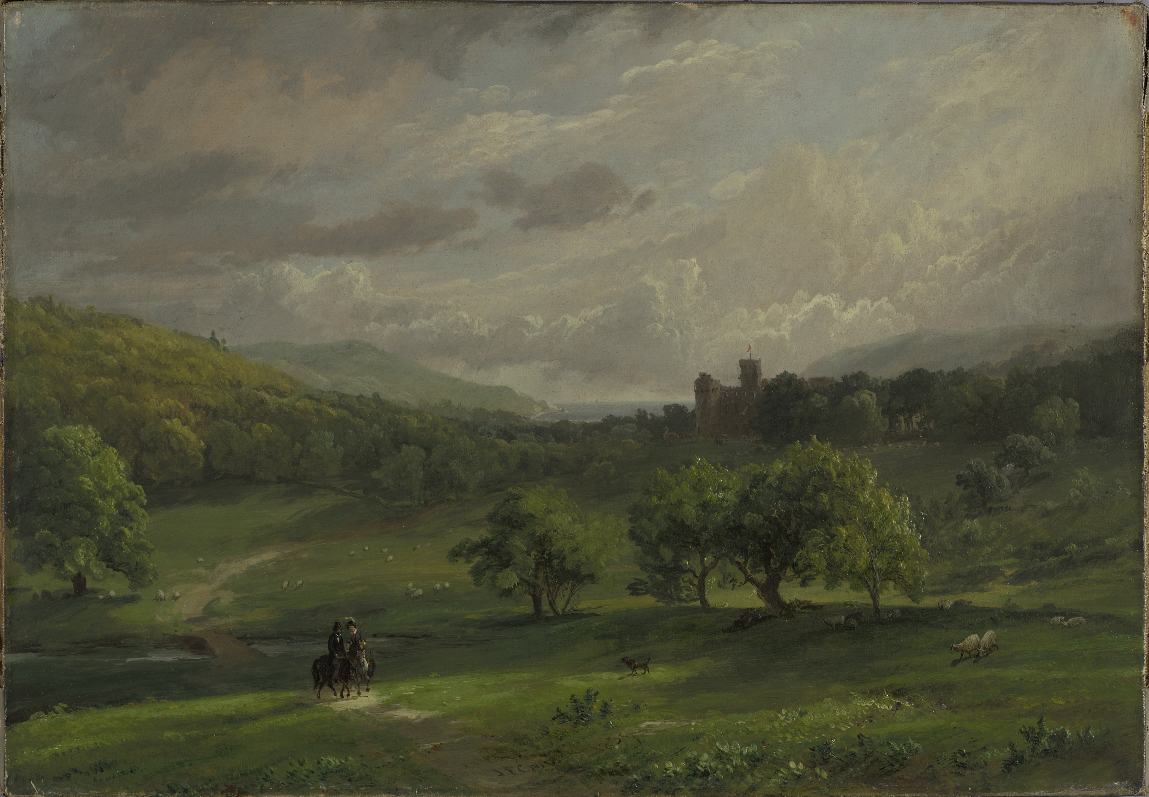 Château de Lulworth - Jasper Francis Cropsey