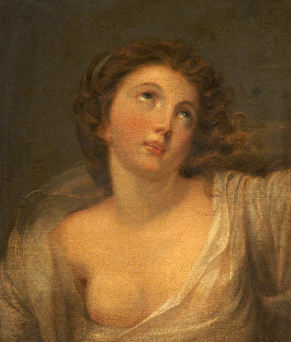 Tête de fille - Jean-Baptiste Greuze - Alpha Reproduction