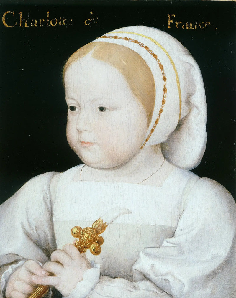 フランソワ1世（1494-1537）とクロード・ド・フランス（1499-1524）の三女、マドレーヌ・ド・フランス（1520-1537）の肖像 - ジャン・クルエ