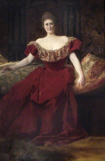 Henrietta Maria Walter (1843–1935), épouse d'Arthur Fraser Walter de Bearwood, grand intendant de Wokingham (1895–1910) - Jean-Joseph Benjamin-Constant