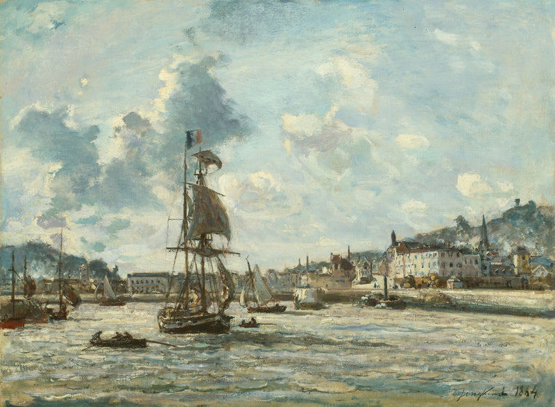 Le Port de Honfleur - Johan Barthold Jongkind