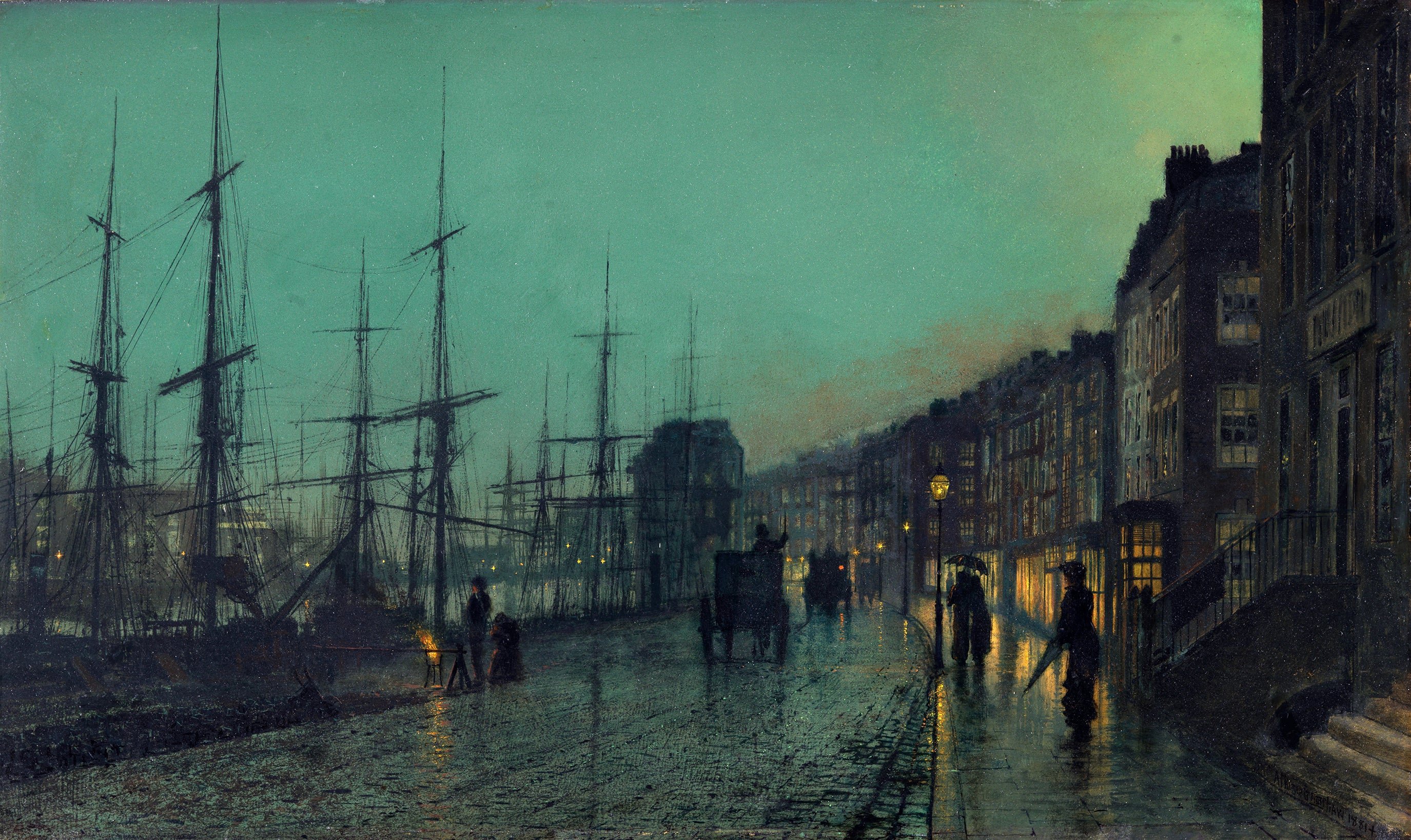 Expédition sur la Clyde - John Atkinson Grimshaw
