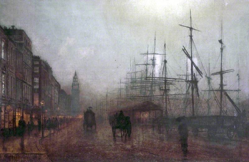 Salthouse Dock, Liverpool, 1884 - John Atkinson Grimshaw