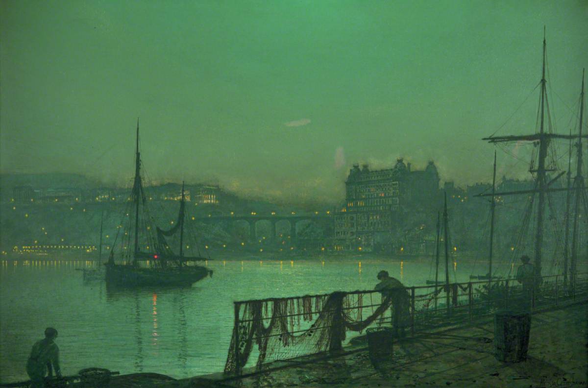 Lumières de Scarborough - John Atkinson Grimshaw