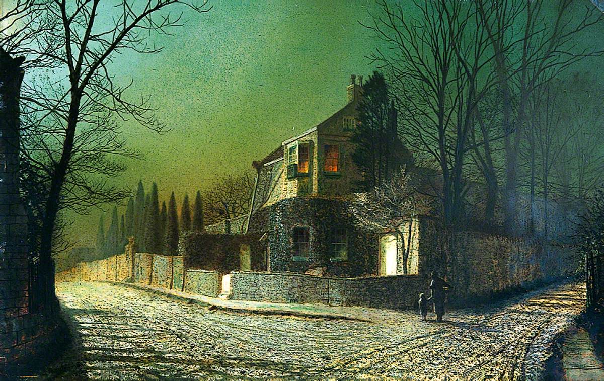 Yew Court, Scalby, près de Scarborough - John Atkinson Grimshaw