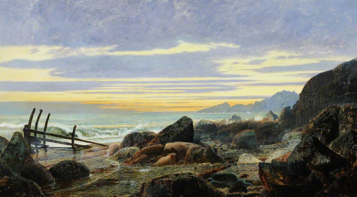 Le rivage de fer - John Atkinson Grimshaw