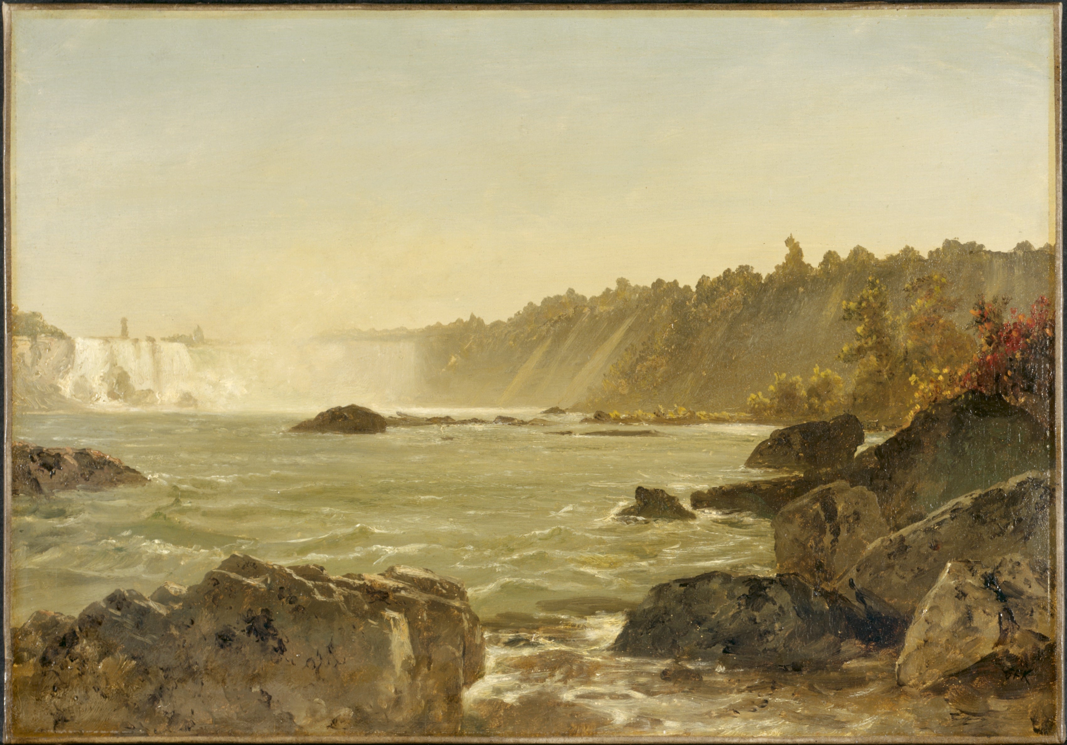 Vue des chutes du Niagara - John Frederick Kensett