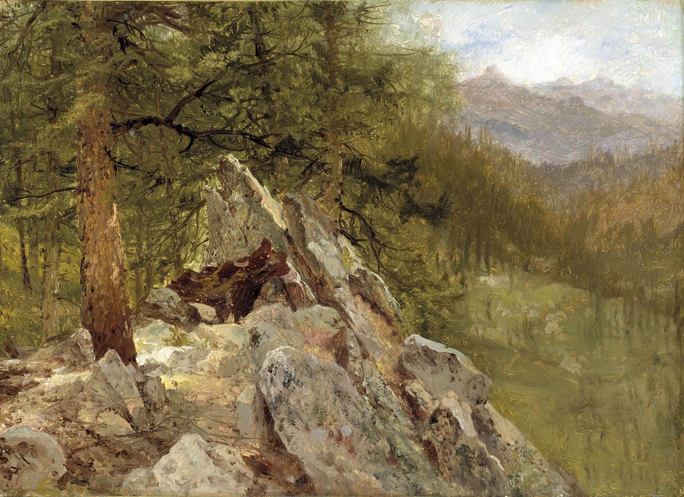 Paysage occidental - John Frederick Kensett