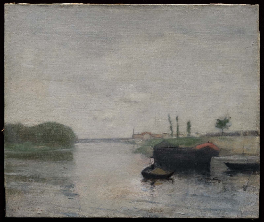 Scène du canal - John Henry Twachtman