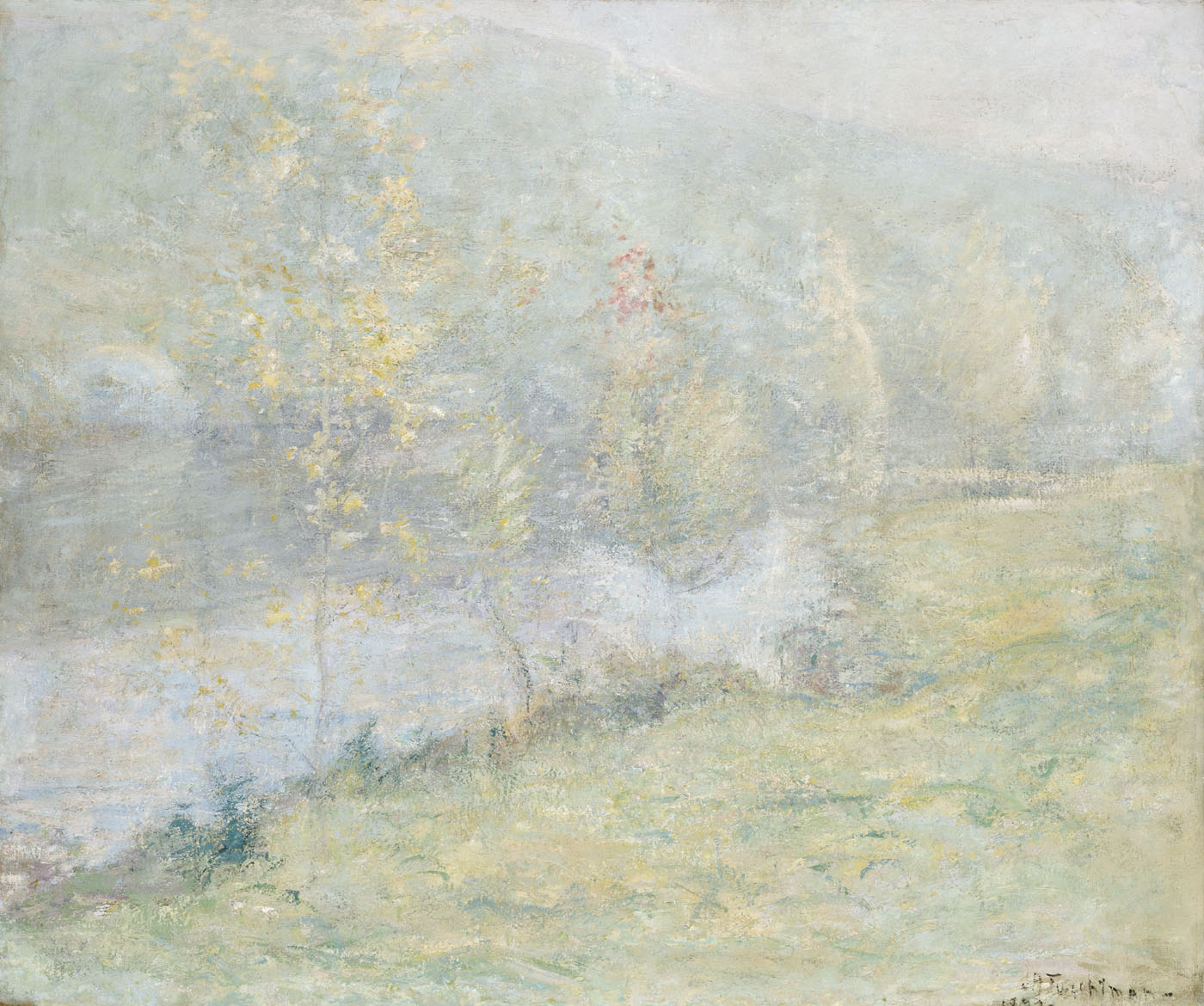 Matin brumeux de mai - John Henry Twachtman