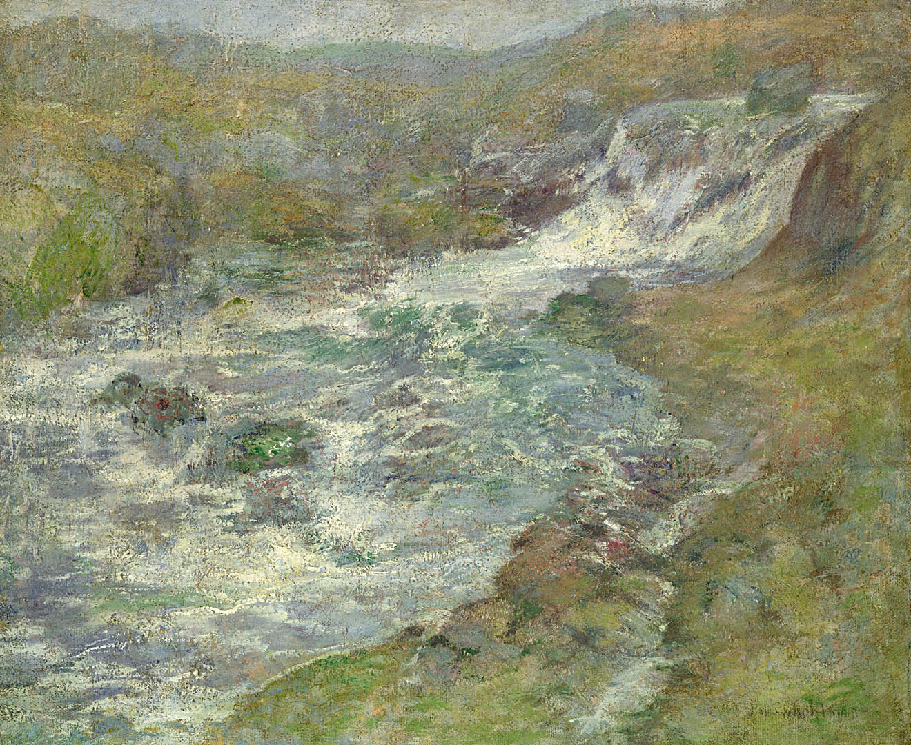 Le Torrent - John Henry Twachtman