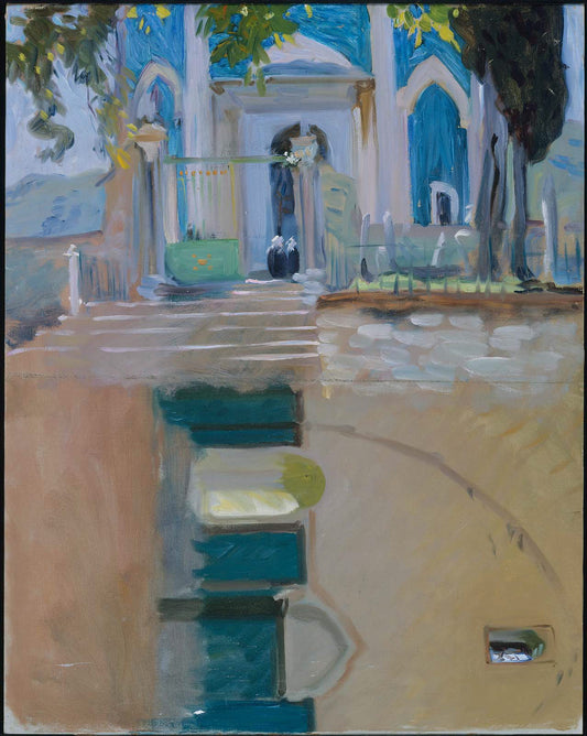 Reproduction du tableau « Deux études d'architecture - John Singer Sargent » par Alpha Reproduction en peinture à l’huile