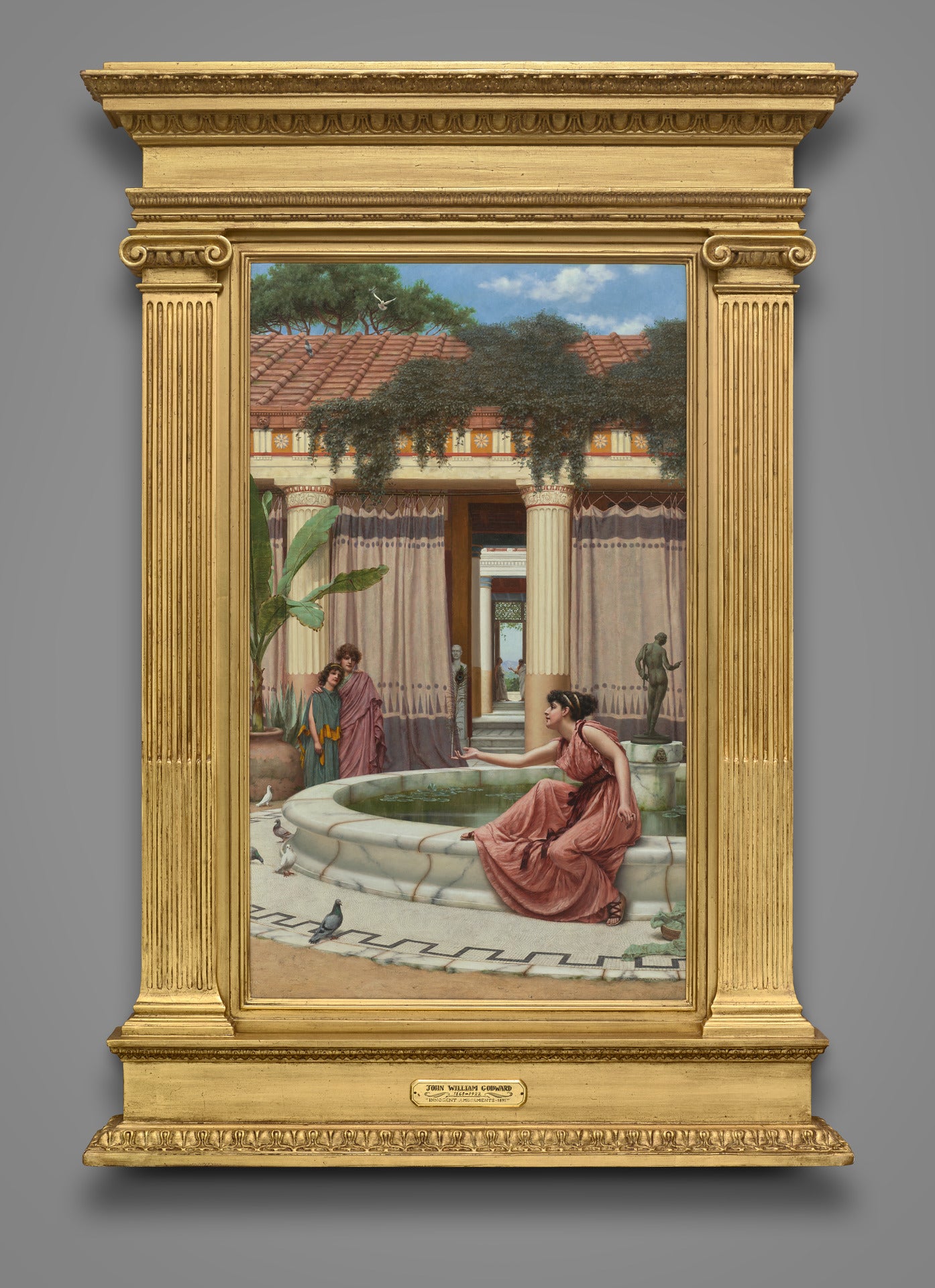 Amusement innocent - John William Godward - Alpha Reproduction
