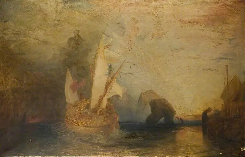 Reproduction du tableau « Ulysses and Polyphemus - J. M. W. Turner » par Alpha Reproduction en peinture à l’huile