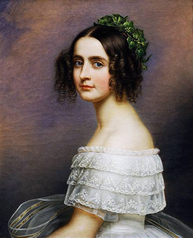 Portrait d'Alexandra Amalie von Bayern (1826-1875) - Joseph Karl Stieler