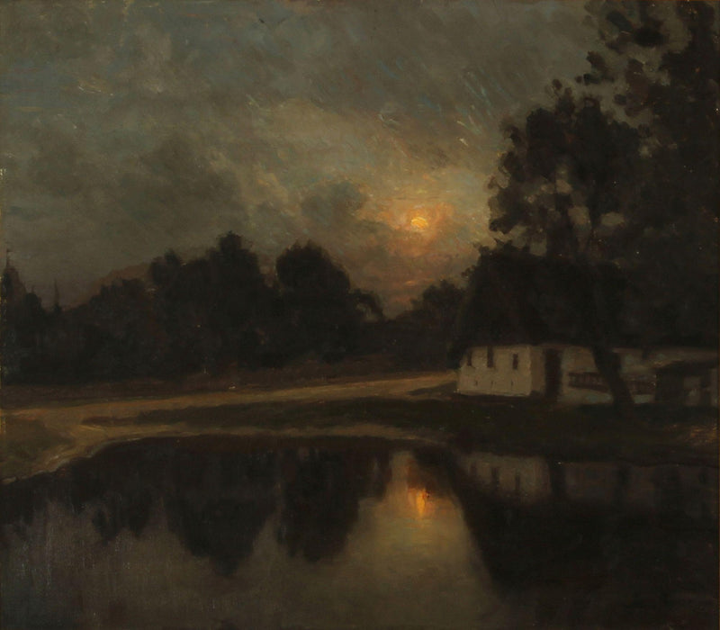 Paysage du soir – Julius Paulsen