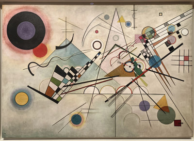 Reproduction du tableau « Composition VIII - Vassily Kandinsky » par Alpha Reproduction en peinture à l’huile