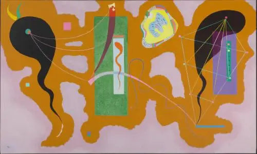 鮮やかな緑 - ワシリー・カンディンスキー