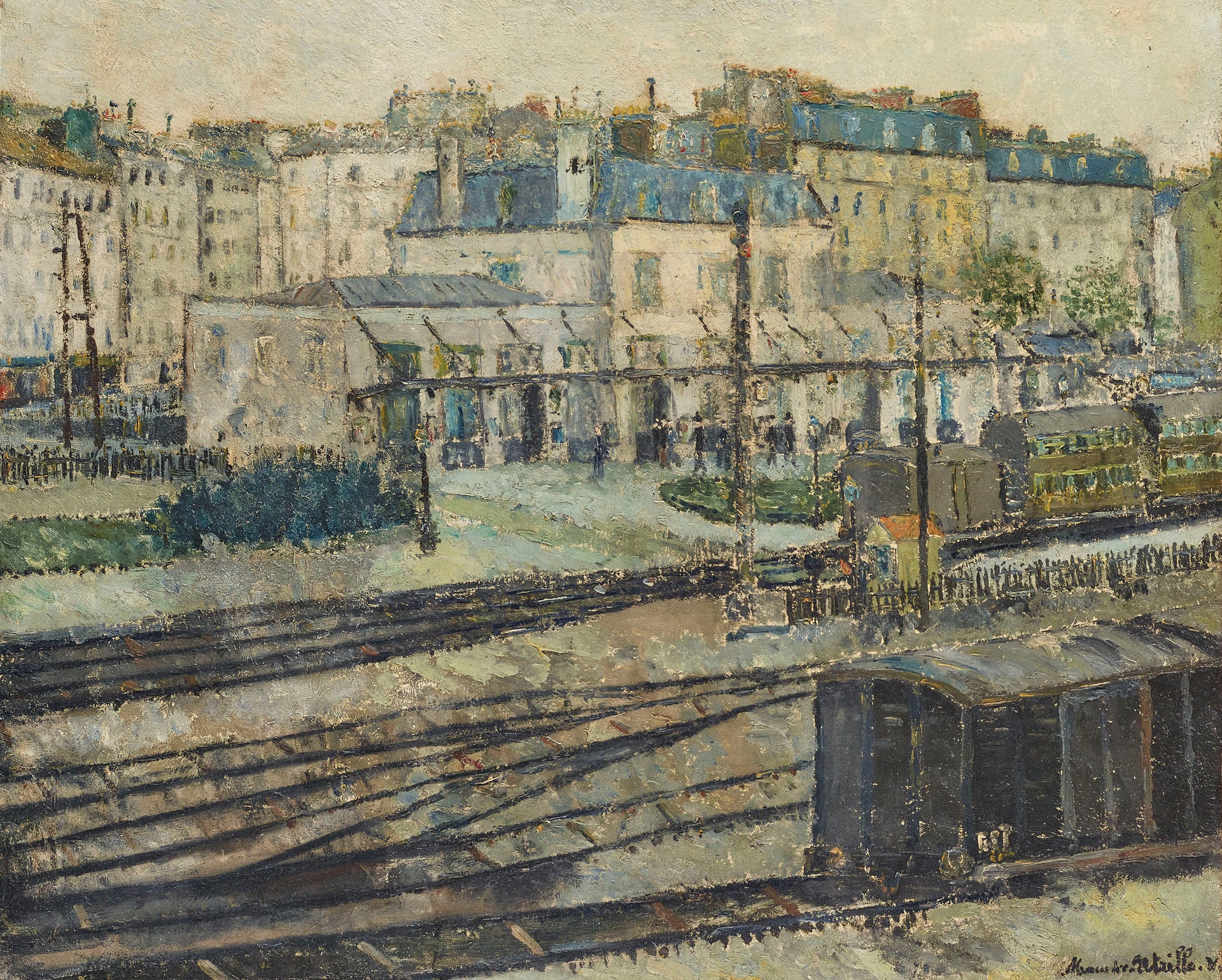 La Gare de Reuilly - Maurice Utrillo
