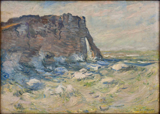 🎨 エトルタのアヴァルの門 – クロード・モネ、1886年頃