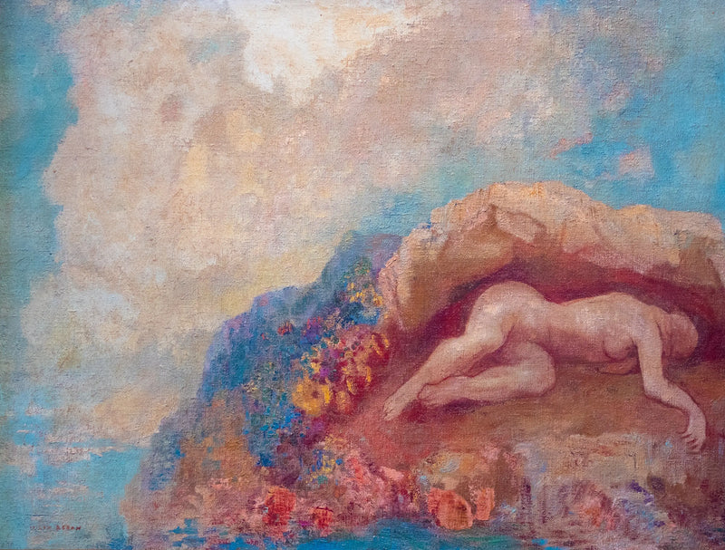 捕らわれの身 - オディロン・ルドン