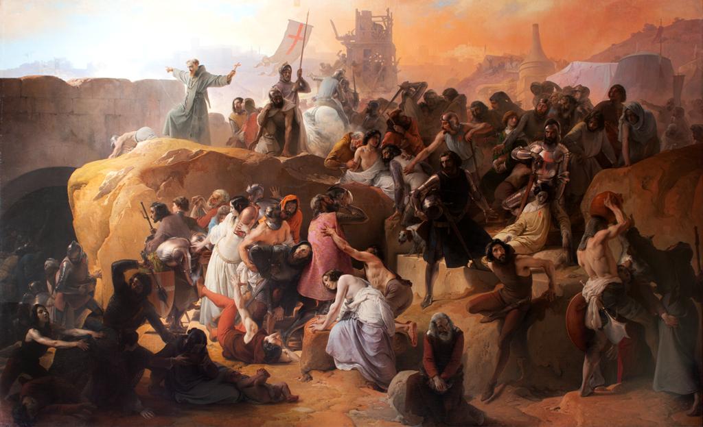 La soif des croisés à Jérusalem - Francesco Hayez