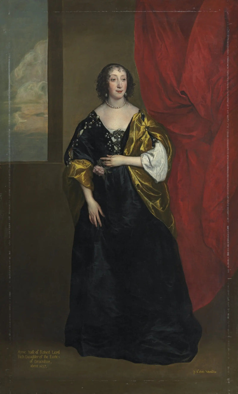 アンヌ・キャヴェンディッシュ夫人リッチ（1612-1638）の肖像 - アントワーヌ・ヴァン・ダイク

Source:
Portrait d'Anne Cavendish, Lady Rich (1612-1638) - Antoine van Dyck