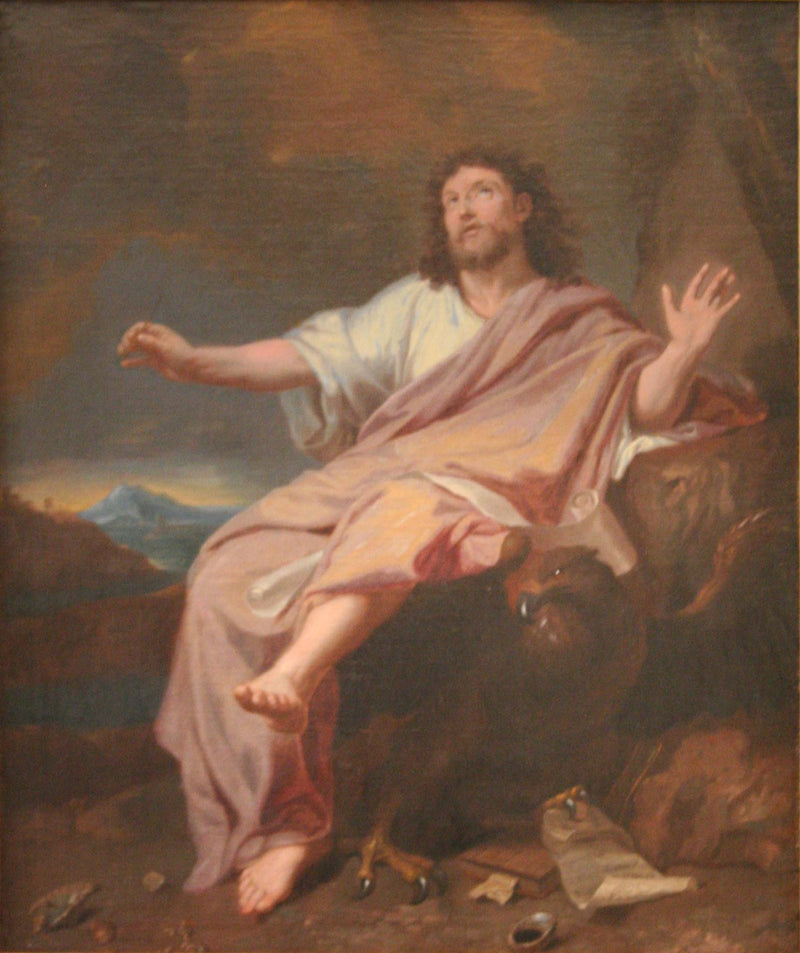 Saint Jean l'évangéliste à Patmos - Charles Le Brun