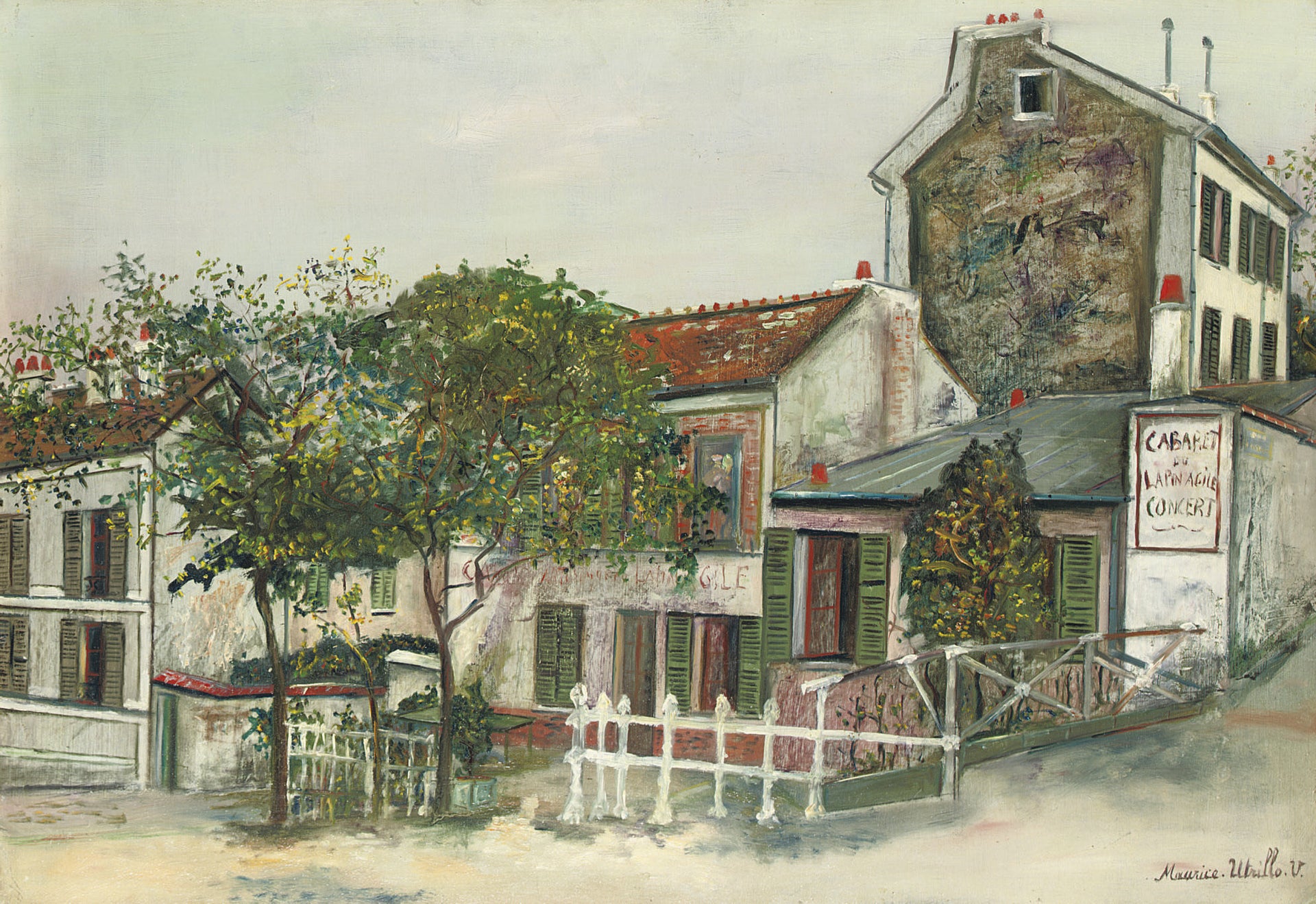 Le Lapin Agile - Maurice Utrillo