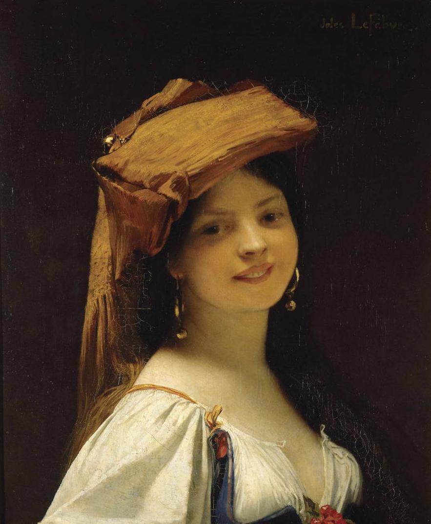 La Jeune Rieuse - Jules Lefebvre
