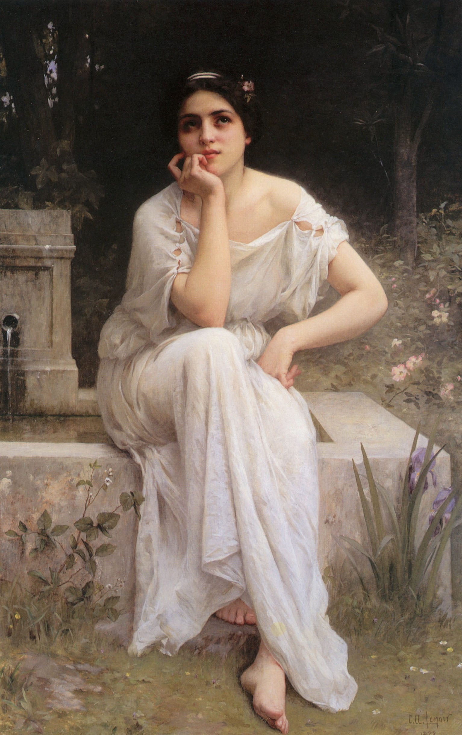 Méditation - Charles Amable Lenoir