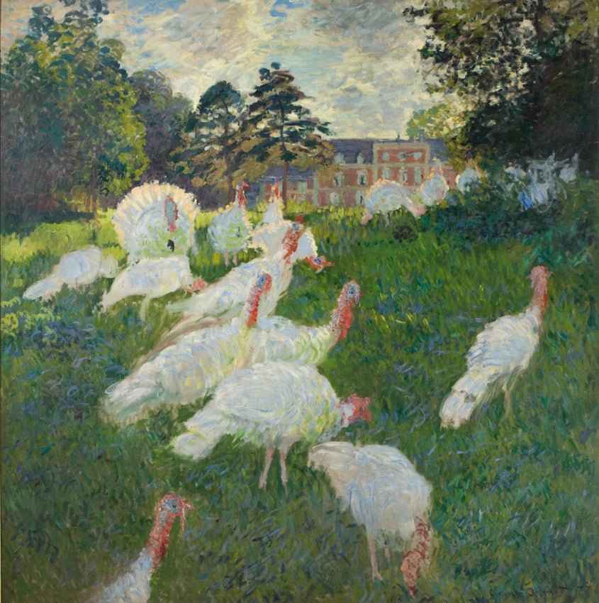 🎨 七面鳥 – クロード・モネ (1877)