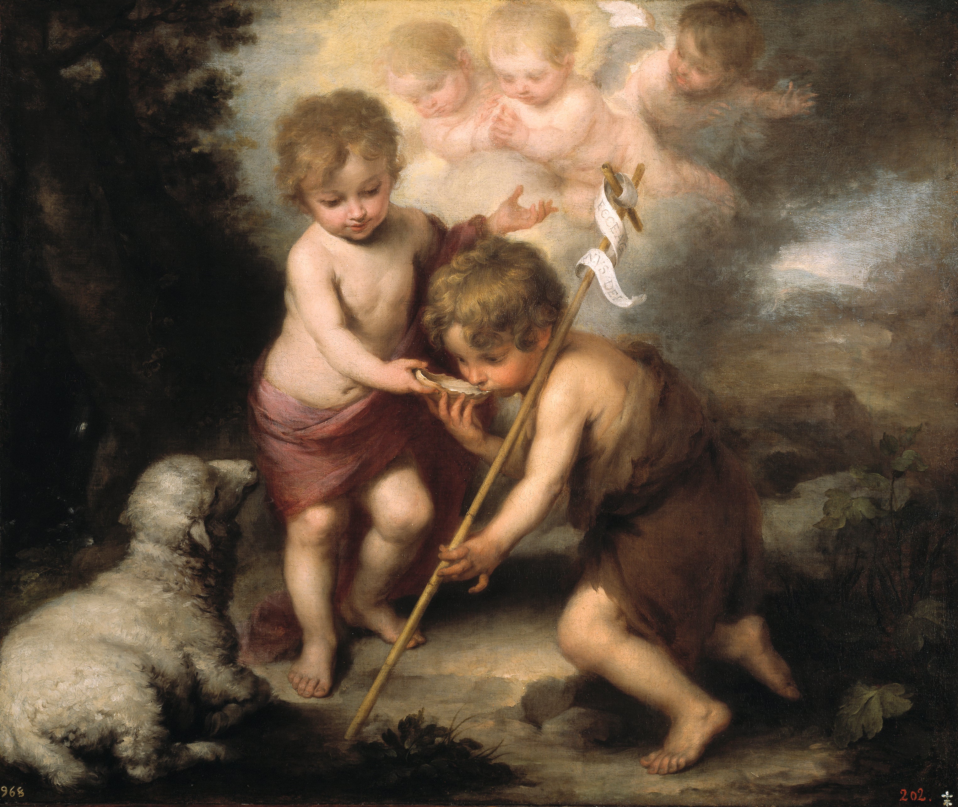 Les Saints Enfants avec une Coquille - Bartolomé Esteban Murillo