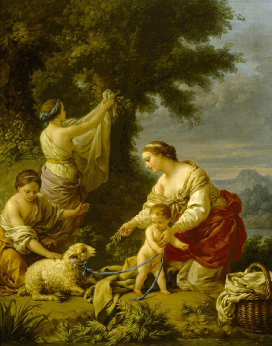 La mère indulgente - Louis Jean François Lagrenée