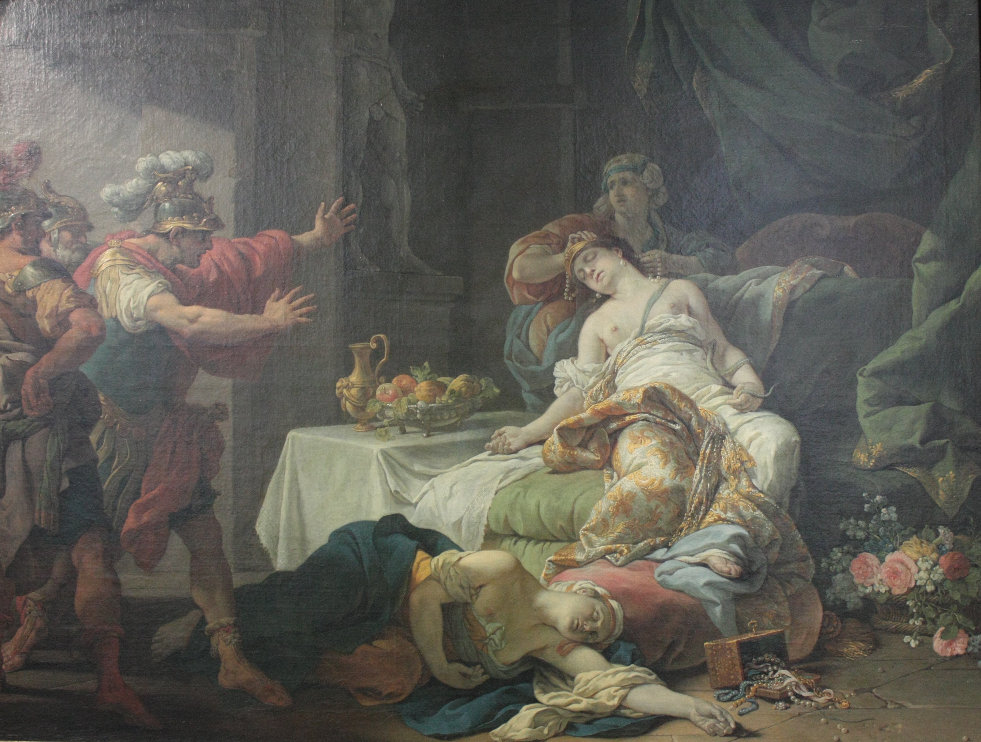 Cléopâtre expirante - Louis Jean François Lagrenée
