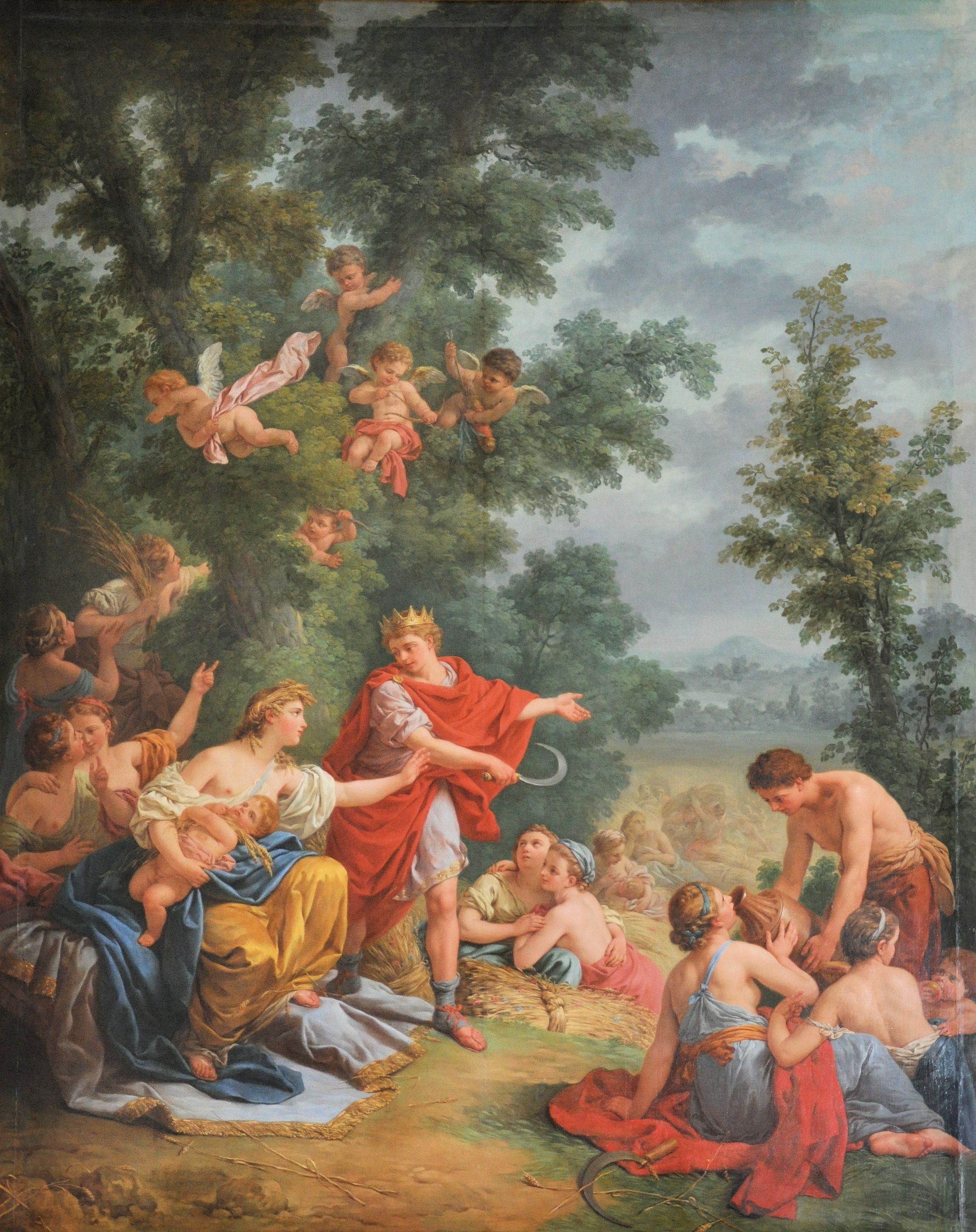 La moisson, ou Cérès et Triptolème - Louis Jean François Lagrenée
