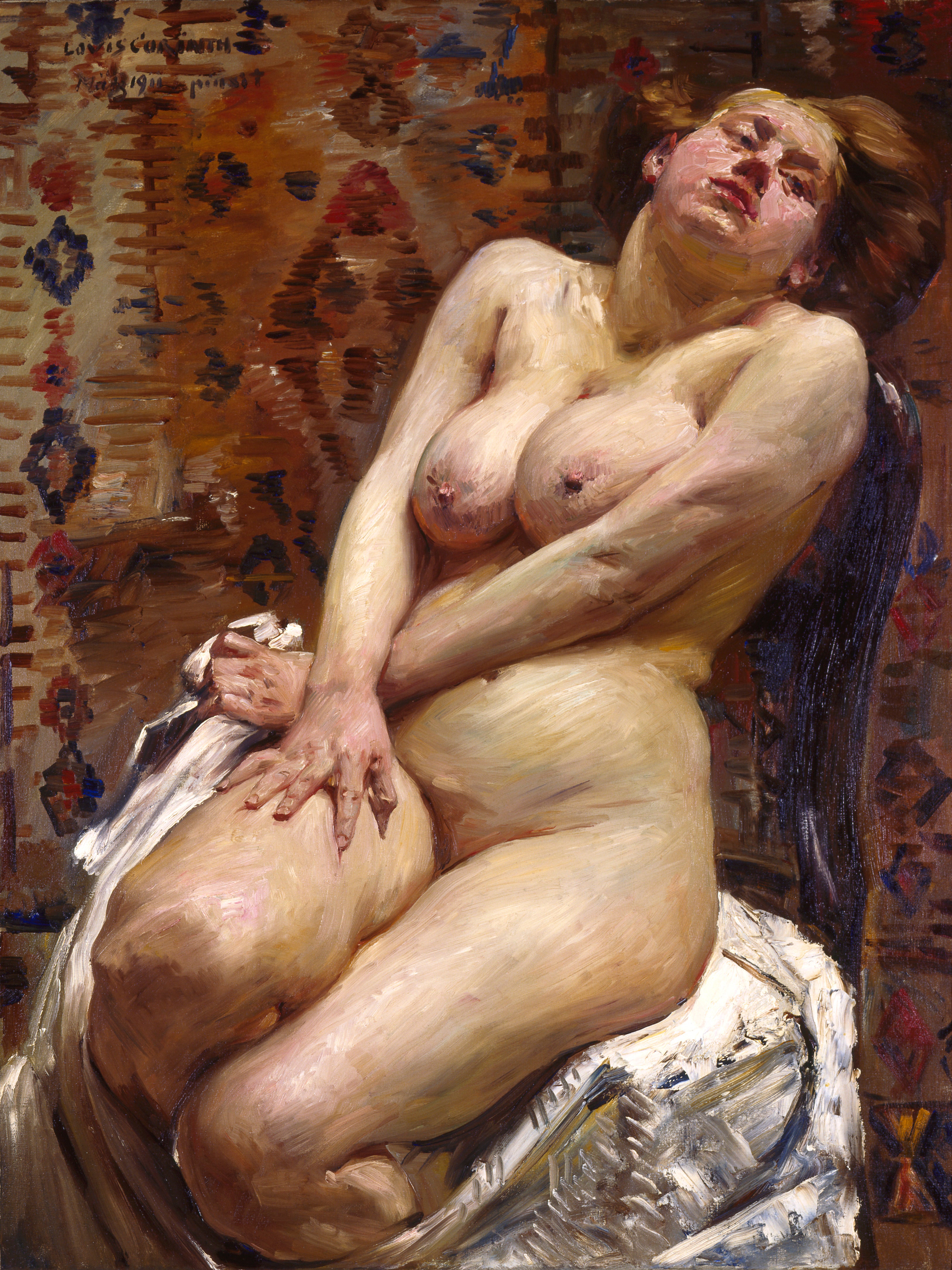 Nana, nu féminin - Lovis Corinth