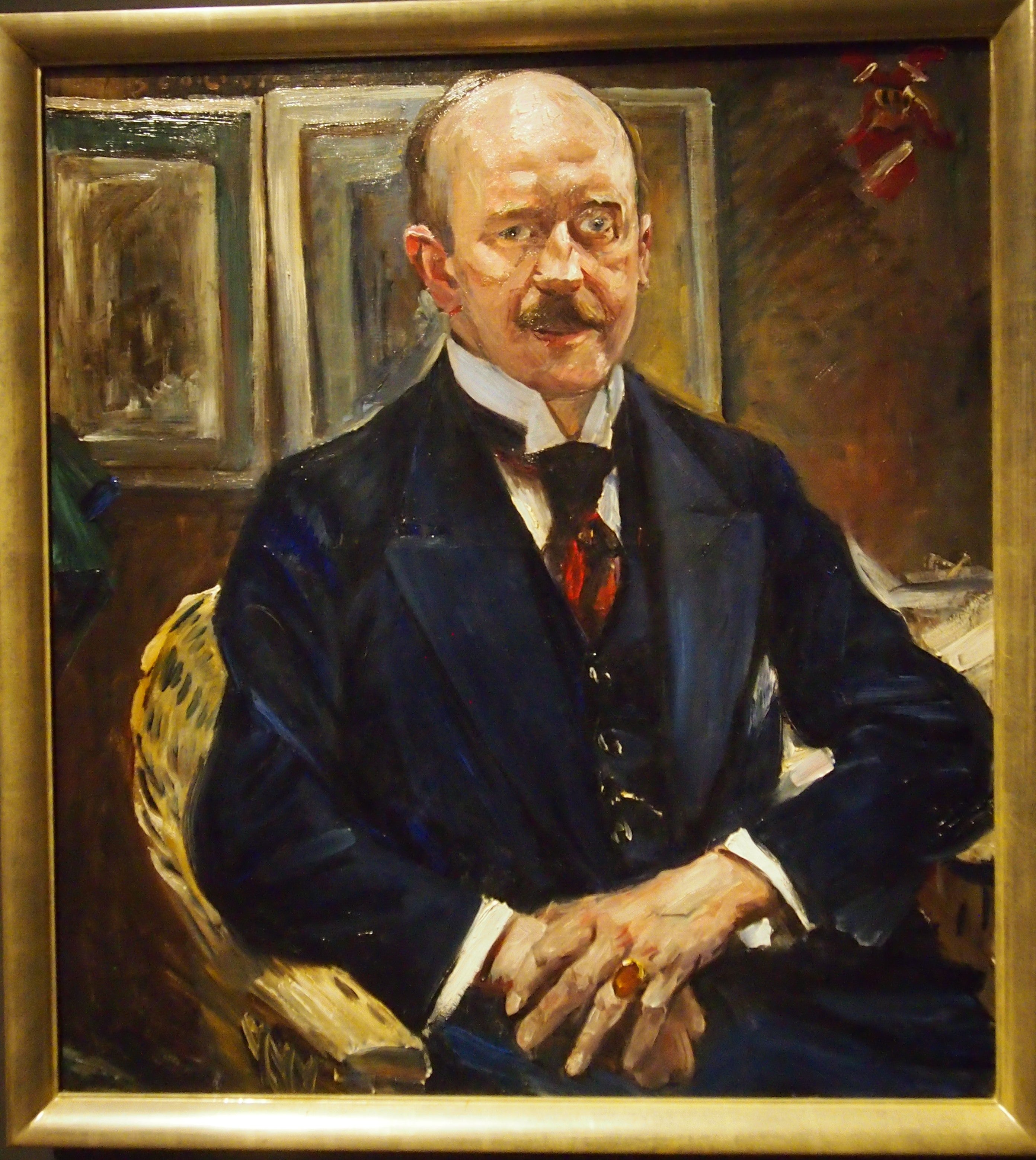 Portrait d'Alexandre Freiherr von Reitzenstein - Lovis Corinth